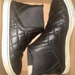 UGG quilted black ankle boots
